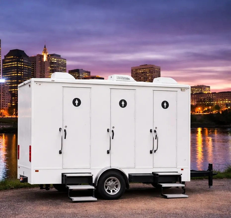 3 stall restroom trailer
